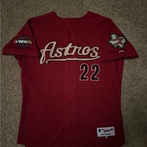 Houston Astros Roger Clemens Authentic 2005 World Series Jersey